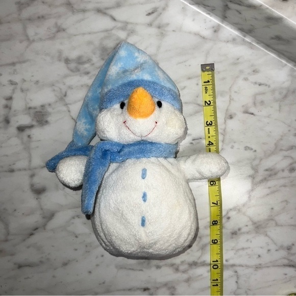 TY PLUFFIES 2004 WINDCHILL SNOWMAN CHRISTMAS STUFFED ANIMAL PLUSH TOY - Picture 5 of 6